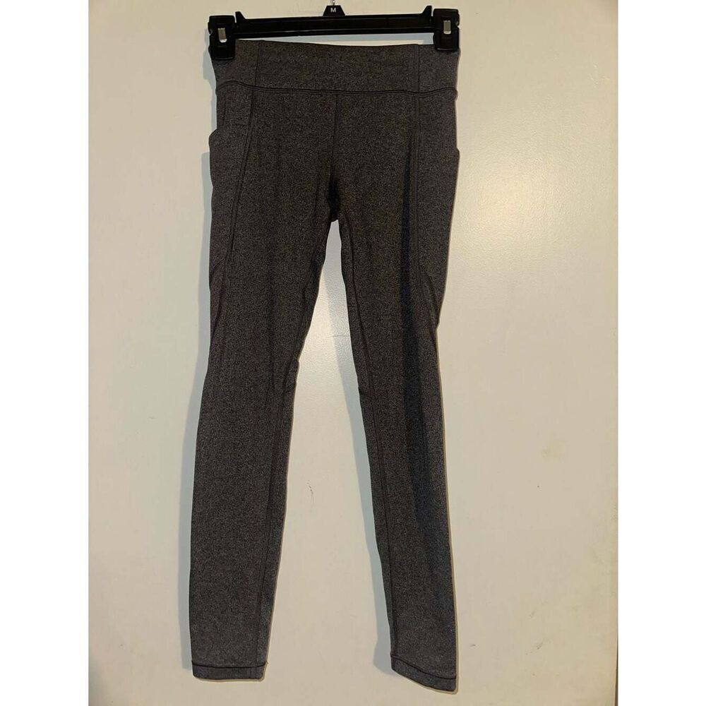 Athleta Girl M/8-10 Stash Your Treasures Tight Heathered Grey Leggings